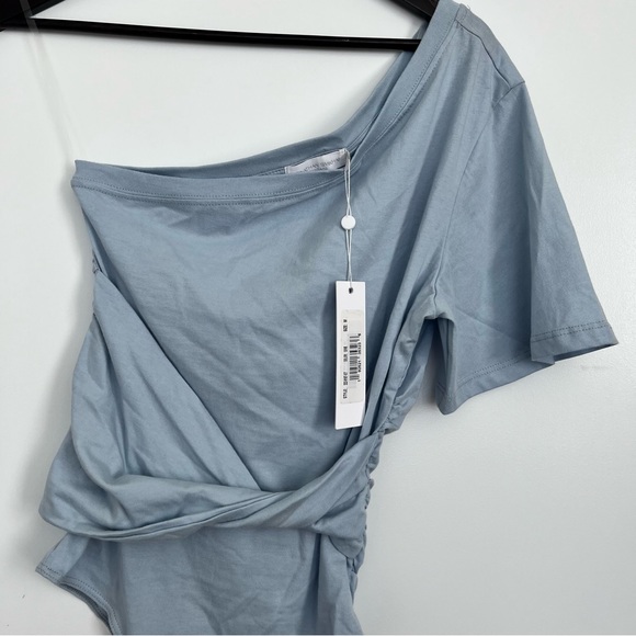 NWT Jonathan Simkhai Standard Harper Bodysuit in Cove XS - Picture 7 of 16